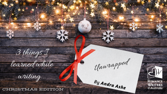 Three things I learned while writing... Unwrapped