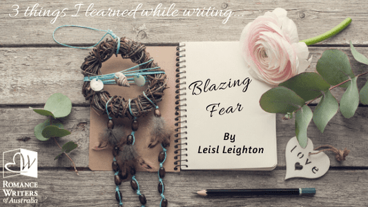 Three things I learned while writing... Blazing Fear