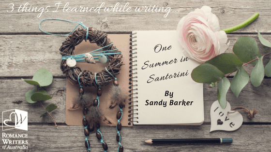 Three things I learned while writing... One Summer in Santorini