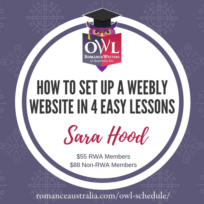 How to set up a Weebly website in 4 easy lessons