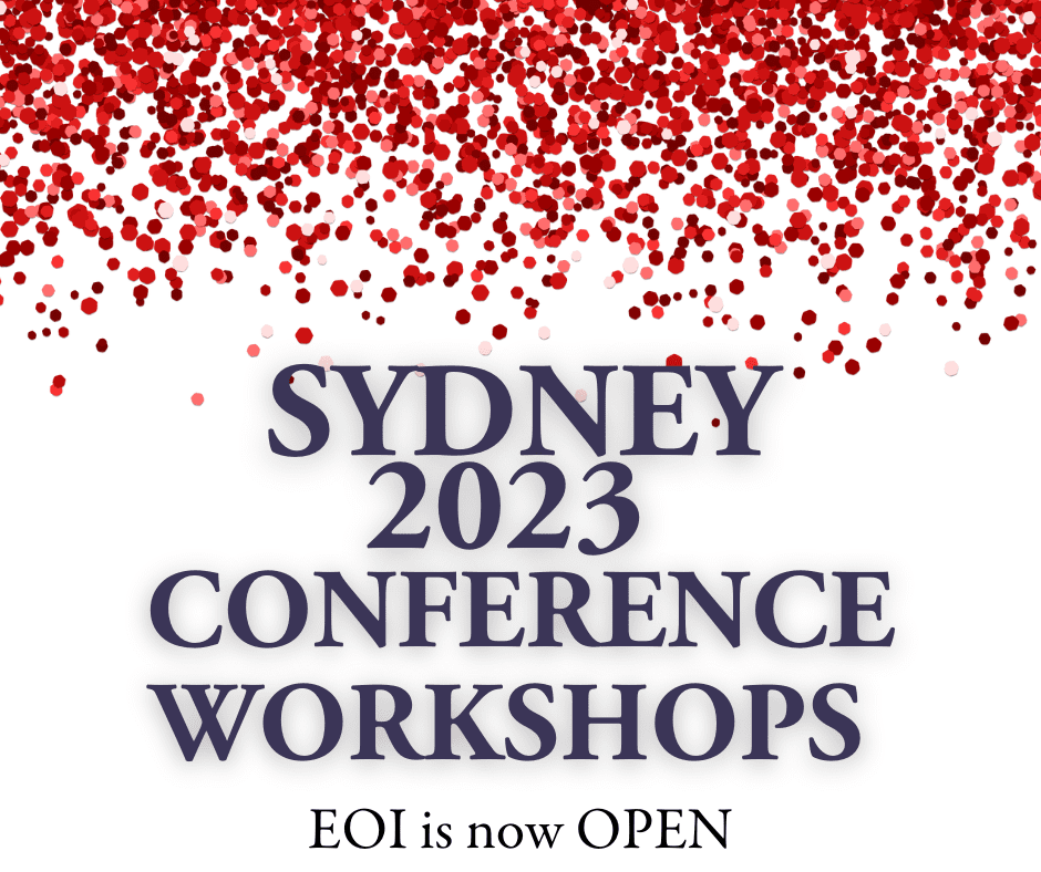 2023 RWA Sydney Conference Workshop Submissions are now Open!