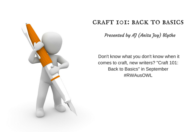 September OWL | Craft 101: Back to Basics with Anita Joy – Romance ...