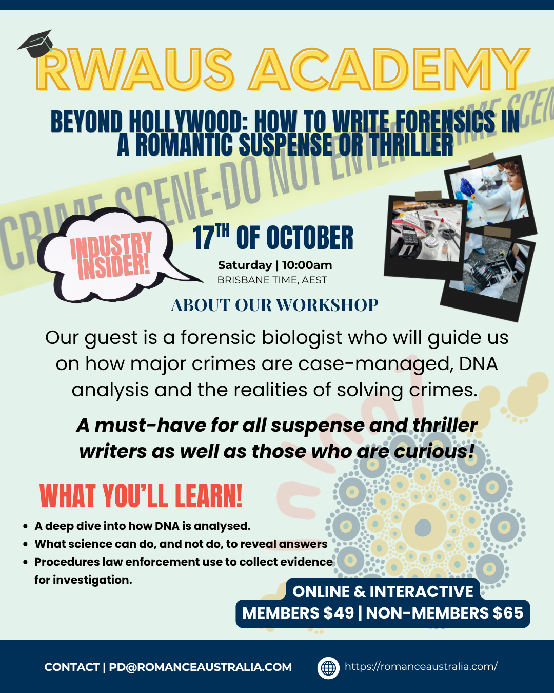 Beyond Hollywood: How to Write Forensics in a Romantic Suspense or Thriller