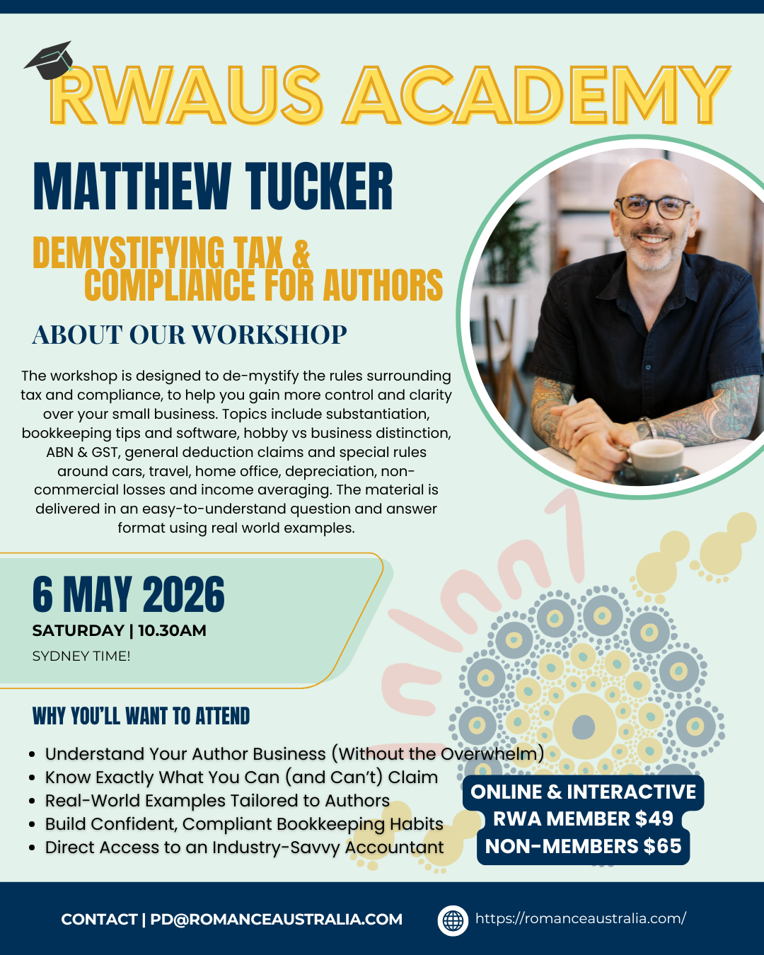 RWAus Academy: Demystifying Tax and Compliance for Authors