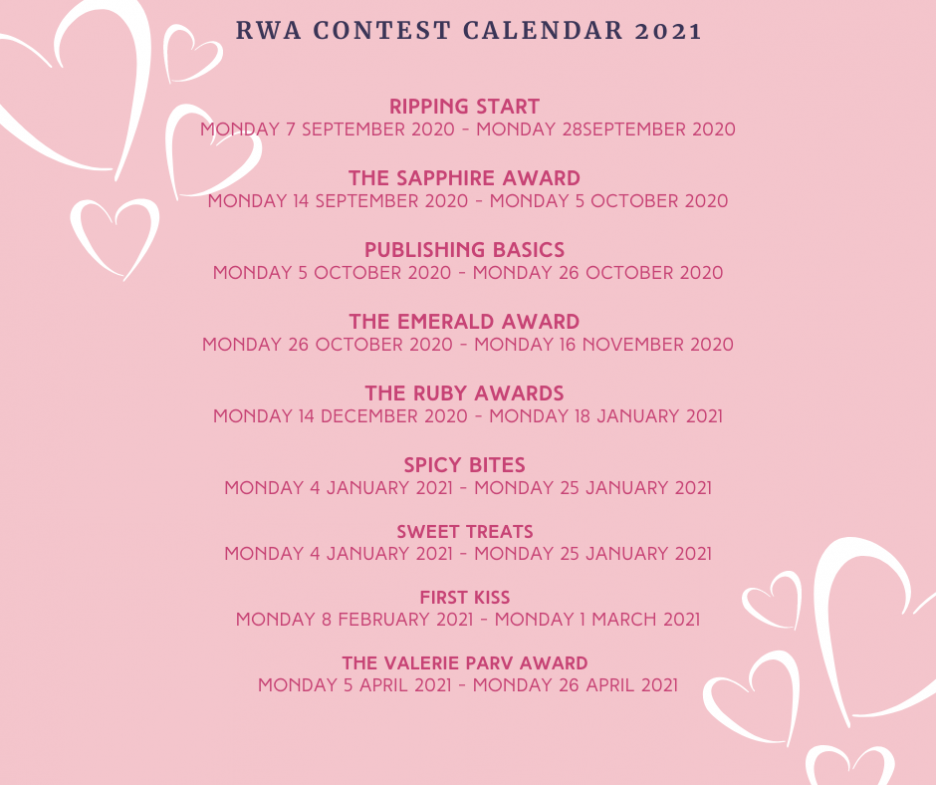 romance writing competitions 2021