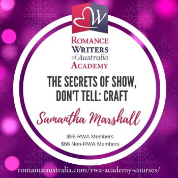 MARCH SHORT COURSE - The Secrets of Show, Don't Tell with Samantha Marshall