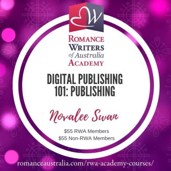 SEPTEMBER SHORT COURSE - Digital Publishing 101 with Novalee Swan